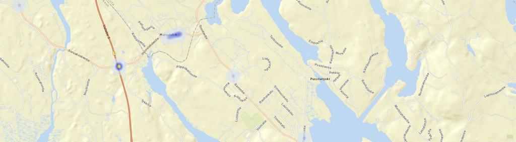 Varkaus 2/2 Heatmap Huruslahdentie