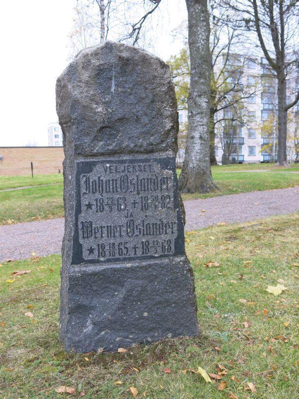 115 / 117 OSTLANDER, Osasto 01, Rivi 01, Numero 046 Heli hautausmaa Akaan : 120 193 Hauta- ja inventointitiedot Hautausmaa Akaan hautausmaa Osasto 01 Rivi 01 Hauta 046