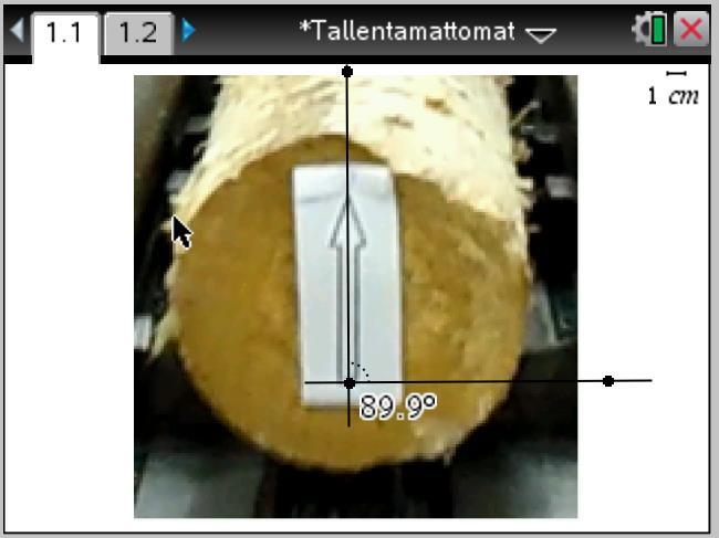 15 6 Kuvaamisen toteutus ja tietojen kerääminen Tukkien pyörityksen toiminnan selvittämiseksi tukit täytyy kuvata videolle niiden ohittaessa tukkimittarin matkalla sahakoneisiin.