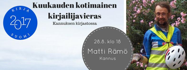 Kuukauden kotimainen kirjailija -hanke jatkuu!