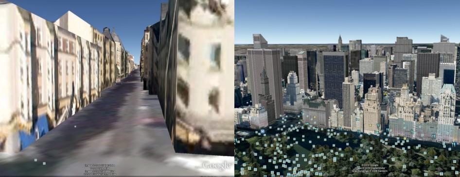 10 Kuva 2: Kuvassa vasemmalla Google Earthin näkymää Helsingin kaduilta, oikealla ilmakuvaa New Yorkista. 2.2 Unity 3D-sovellus liikkuvan maailman pohjana Unity on yhtiön omien sanojen mukaisesti monen alustan pelinkehitystyökalu, joka on suunniteltu alusta asti helppokäyttöiseksi.