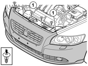 IMG-251581 5 Etupuskurin kuoren irrotus Irrota kolme ruuvia, joilla ilmanohjain on kiinnitetty