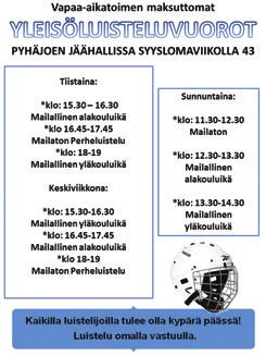 sivu 4 Hirmuiset halloweeniltamat pääkirjastolla MIIA PIETILÄ Pyhäinpäivän aattona 4. marraskuuta pääkirjastossa on hirmuiset halloween-iltamat kello neljästä ilta kuuteen.