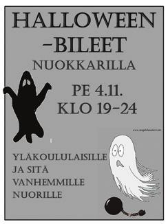 Halloween-iltamat antavat hyvän tilaisuuden pukeutua pelottavaan pukuun, syödä karkkia sekä kuulla kummitusjuttuja.