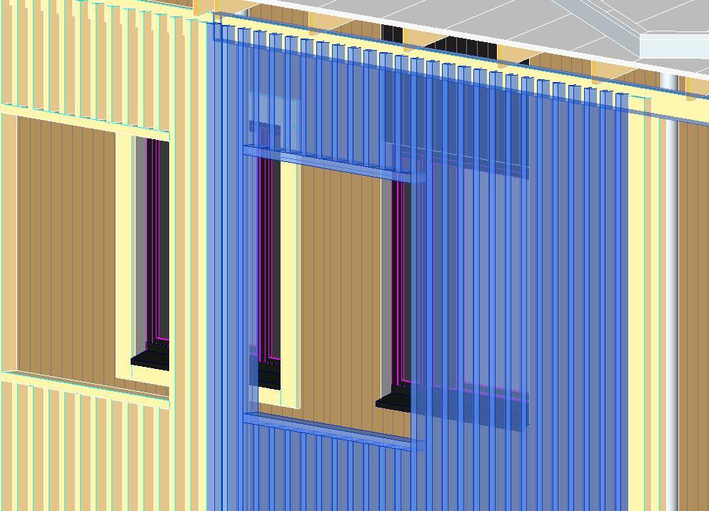 23 Seinien mallinnuksessa käytetään seinätyökalua. Seinät mallinnetaan lattian yläpinnasta väli- tai yläpohjan alapintaan.