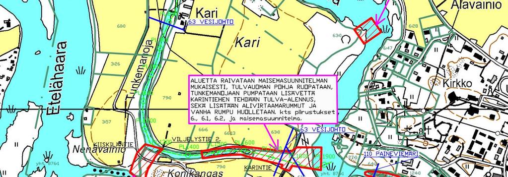 (Suomen Salaojakeskus 2008) 3 Toimenpiteiden suunnittelu Työssä suunnitellut toimenpiteet on jaettu lyhyenajan ja