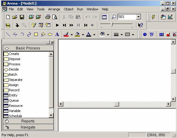 Železničná doprava a logistika 3/2006 75 Obr. 2: Programové prostredie simulačného systému Arena Arena je plne využívaná v simulácii podnikových procesov, napr.