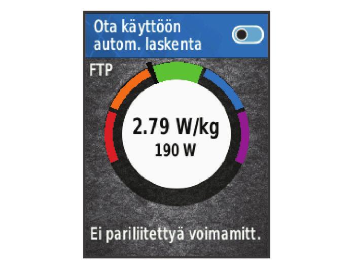 Violetti Sininen Vihreä Oranssi Punainen Ylivertainen Erinomainen Hyvä Kohtalainen Harjaantumaton Lisätietoja on liitteessä (FTP-luokitukset, sivu 22).