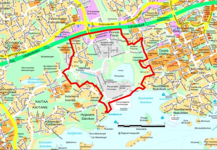 Kaupunkisuunnittelulautakunta 31.08.2016 Sivu 4 / 4 Finnoo osayleiskaava Finnoon tuleva kaupunkirakenne on tiivis ja kaupunkimainen.