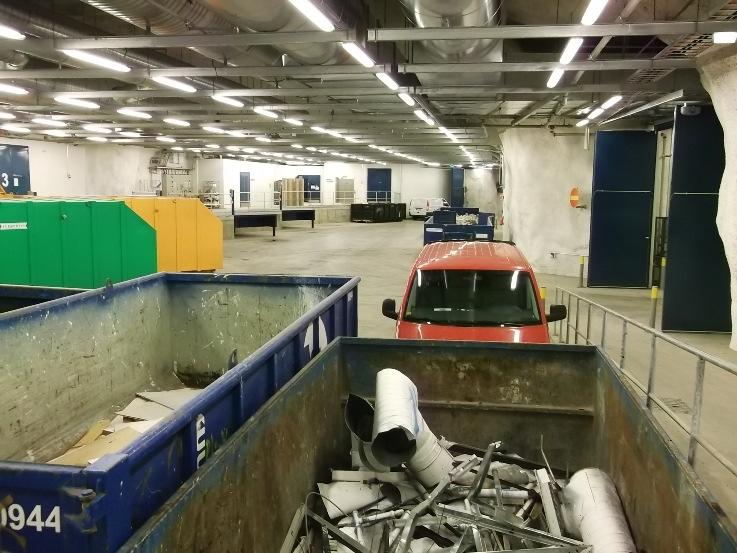 Kuva 7 H2 huoltotunneli purkupaikat.