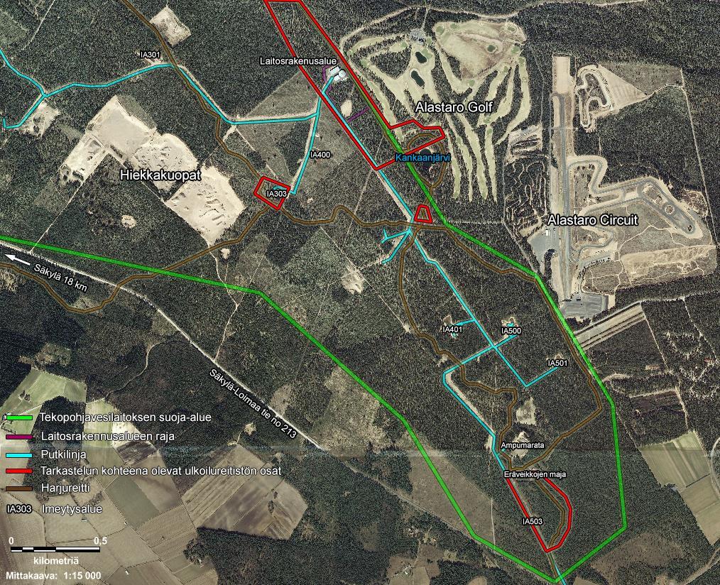 27 kä 21 km maanalaista putkilinjastoa. (Pöyry Finland Oy 2012, 2.