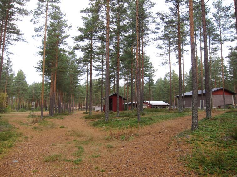 35 Kuva 17. Harjureitti kohtaa Virttaan Eräveikkojen majan. Alueen luonnonmaisema on heikentynyt tekopohjavesihankkeen myötä.