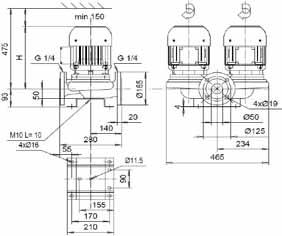 T-A/ Hz Motor -V(-V) OP- F OP- F OKN- D F KH- A F P N [kw] I N [A] [kg] H [mm], (,), (,), (,), (,), (,), (,), (,), (,) Hz r/min DN One unit running Hz r/min DN Two units running