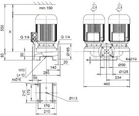 T-C/ Hz Motor -V(-V) KH- C F KH- D F KH- C F KH- E F P N [kw] I N [A] [kg] H [mm], (,),9 (,), (,), (,) (,), (,) (,),9 (,) 9 Hz r/min DN One unit running Hz