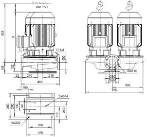 T-S/ Hz Motor -V(-V) KH- E F9 KZ- E F9 KZ- F F9 KZ-A H F9 P N [kw] I N [A] [kg] H [mm], (9), (,) (), (,) (), (,9), (),9 (,) Hz r/min DN One unit running Hz r/min