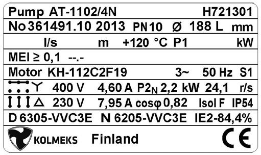 Sähkömoottori T- ja AT-sarjan pumpun sähkömoottori on pumppukäyttöön suunniteltu Kolmeks-oikosulkumoottori, joka täyttää EcoDesign-direktiivin vaatimukset.