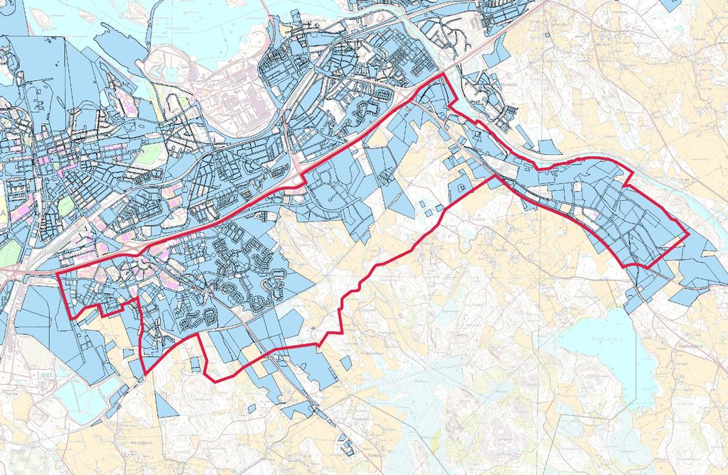 14(36) 4.6 Lappeenrannan keskustaajaman osayleiskaava 2030, Eteläinen osa-alue vaihe 1 Maanomistus Lappeenrannan kaupunki omistaa suurimman osan osayleiskaava-alueen maa-alueista.