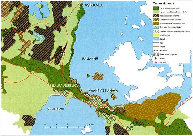 Kuva 2.1 Asikkalan taajamatarkastelu. 2.1.3 Luonnonolot Asikkala kuuluu Etelä-Hämeen lehtokeskukseen ja sen Hollolan-Asikkalan osakeskukseen.