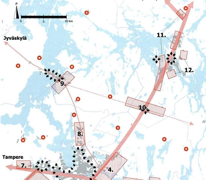 Aurinkovuori on osoitettu seudullisesti arvokkaaksi virkistysalueeksi. Erityistä huomiota tulisi kiinnittää seudullisesti arvokkaiden virkistysalueiden virkistysyhteyksien kehittämiseen, esim.