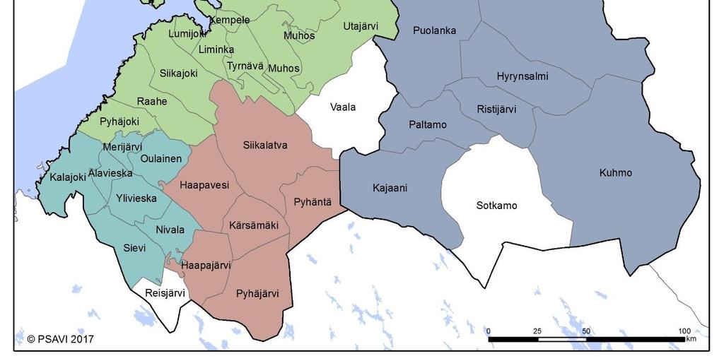 Kirjastoaineiston kokonaishankinta väheni alueella 4,3 prosenttia: Pohjois- Pohjanmaalla vähennystä 6,3 ja Kainuussa nousua 7,7 prosenttia.