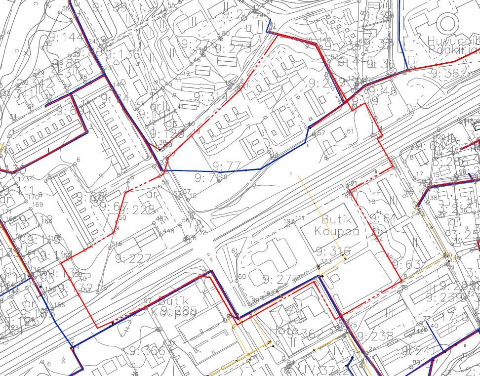 Lisäksi vesi- ja viemäriverkostossa on kaava-alueella lukuisia tonttiliittymäjohtoja.