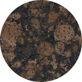 Baltic Brown, Ylämaan ruskea ( Suomi ) * Ruskea, pallokuvioinen, isorakeinen kivi, yleisvaikutelma ruskea. Kivi on isorakeinen, faasireunassa mahdollista rosoisuus.