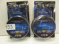 133 2 m HDMI 3D kaapeleita