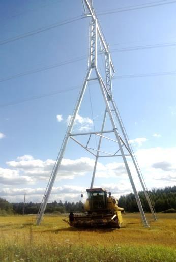 Nykyisen 2x220 kilovoltin voimajohdon pohjoispuolelle rakennetaan uusi 2x110 kilovoltin voimajohto hyödyntäen nykyistä johtoaluetta.