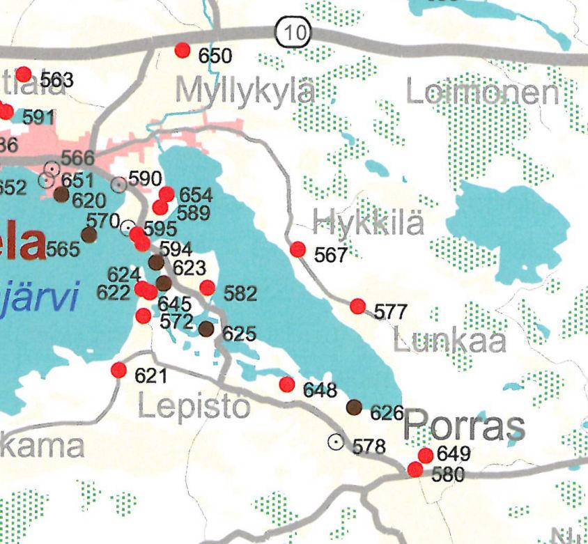 Kaavarajauksen alueella sijaitsee 4 kiinteää muinaisjäännöstä: Hykkilän ja Lunkaan kylätontit, Sipilä 1 - niminen pronssikautinen asuinpaikka sekä lisäksi Seppälän kivikautinen asuinpaikka valtatien