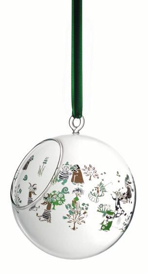 LAUNCHED / LANSEERATTU 2012 MUUMI SISUSTUSPALLO lasi / MOOMIN DECORATION BALL glass 2015 Kevät /