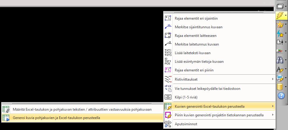 kilpitiedot ja sinisellä projektin tuotemallit. Jos projektia luotaessa ei ole tiedossa vielä kaikkia tietoja, niin näitä voidaan muokata myöhemmin.