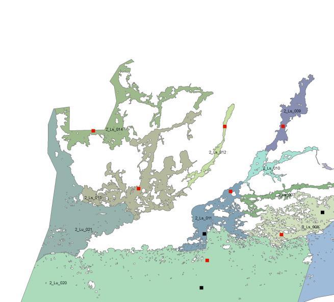 Peittävyys % Veden Veden tila paranee tila paranee Peittävyys % Veden tila Veden paranee tila paranee Peittävyys % Veden tila paranee Kuvassa 7 tarkastellaan rakkolevävyöhykkeen runsauden eli sen