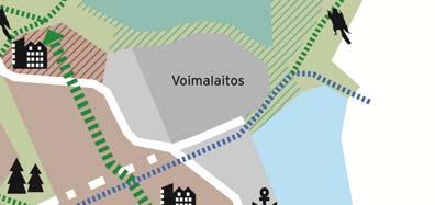 Osayleiskaava mahdollistaa - kaavaratkaisu ranta-alueella A-c ja A-1 alueet mahdollistavat noin 5000 asukkaan sijoittumisen
