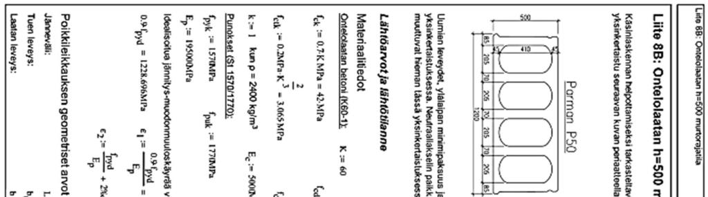 Liite 8B: Ontelolaatan