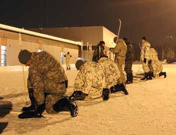 talvikoulutuskeskukselle. Yhdysvaltain armeijan merijalkaväen kanssa koulutusyhteistyö on jatkumoa vuoden 2014 tammikuussa Jääkäriprikaatissa järjestetylle talvisodankäynnin kurssille.