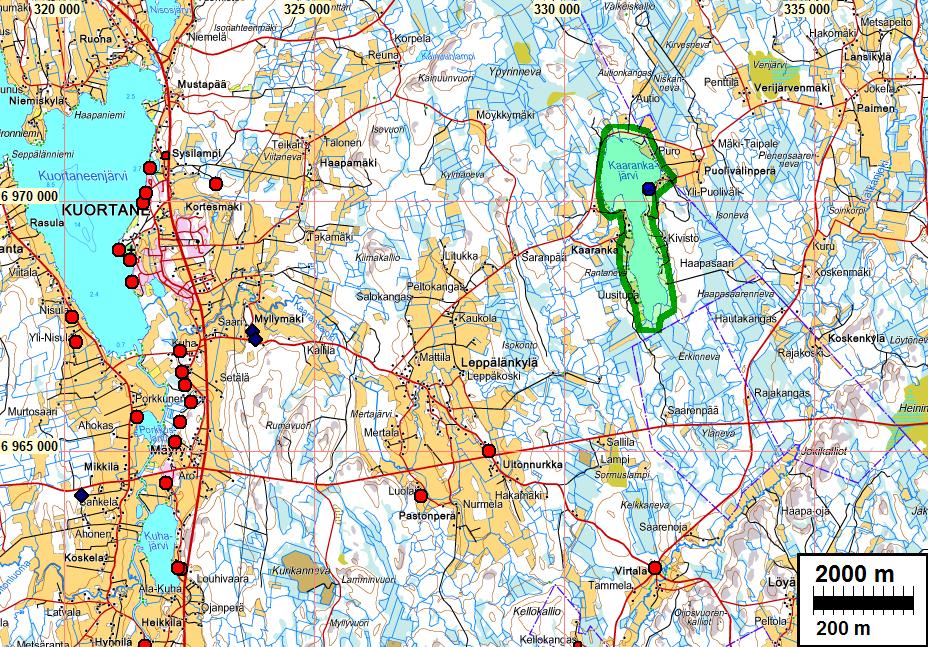 2 Sisältö: Perustiedot... 2 Inventointi... 3 Yleiskartta... 4 Vanhat kartat... 5 Muinaisjäännös... 6 Kuortane, Kaaranka Kallioniemi... 6 Muut havainnot.