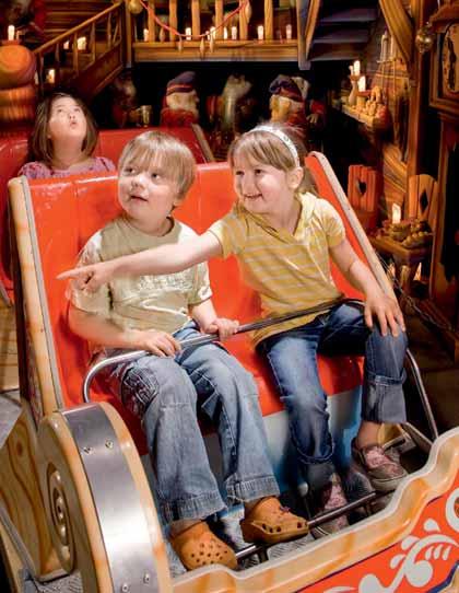 The Christmas House time travel showcases the history of Santa Claus and the exhibition also houses the Elf Toy Workshop.