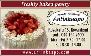 RESTAURANTS SHOPPING CITY MAP RANUA ZOO Lapland Summer 2016 24 th annual volume SANTA