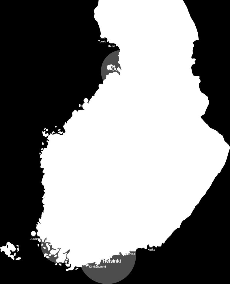 Kiinteistösalkku HAJAUTETTU KIINTEISTÖSALKKU KASVAVISSA KESKUKSISSA Sopimuskannan maantieteellinen jakauma 30.6.