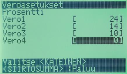 Valitse Laskutapa ja muuta laskutavaksi Suomi ALV ja paina KÄTEINEN.