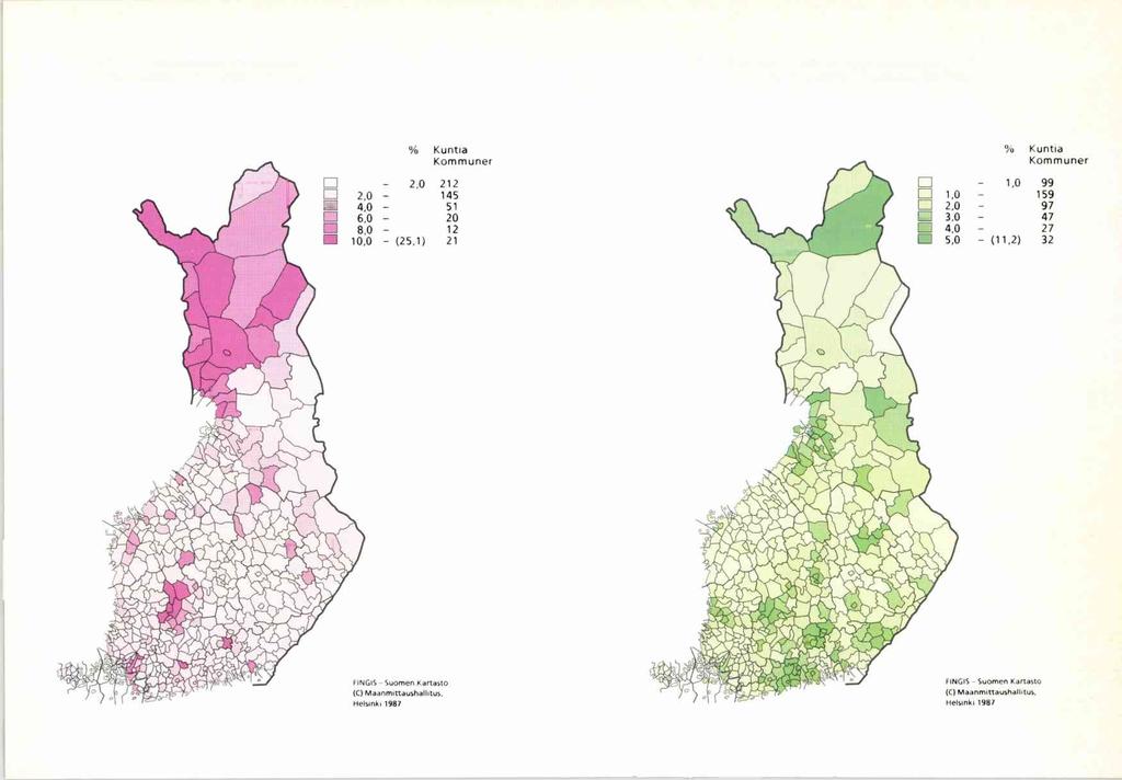 9. DEVA:n kannatus eduskuntavaaleissa 1987
