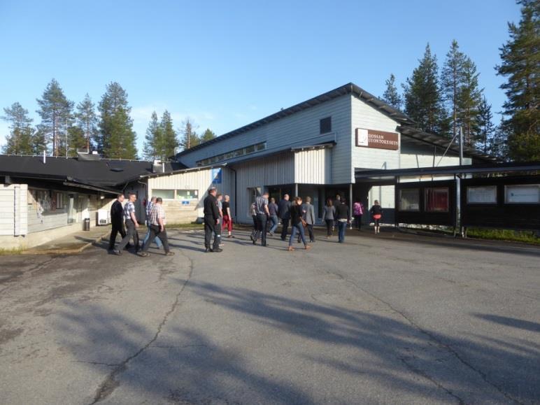 Matkailupalveluiden kehittämisvyöhykettä Seipiniemessä Hossan luontokeskus