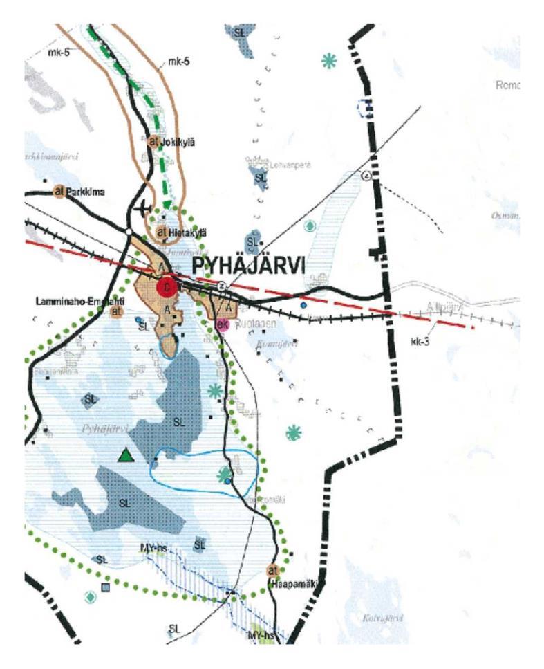 3 MAAKUNTAKAAVOITUS Pyhäjärvellä on voimassa ympäristöministeriössä 17.2.2005 vahvistettu Pohjois-Pohjanmaan maakuntakaava.