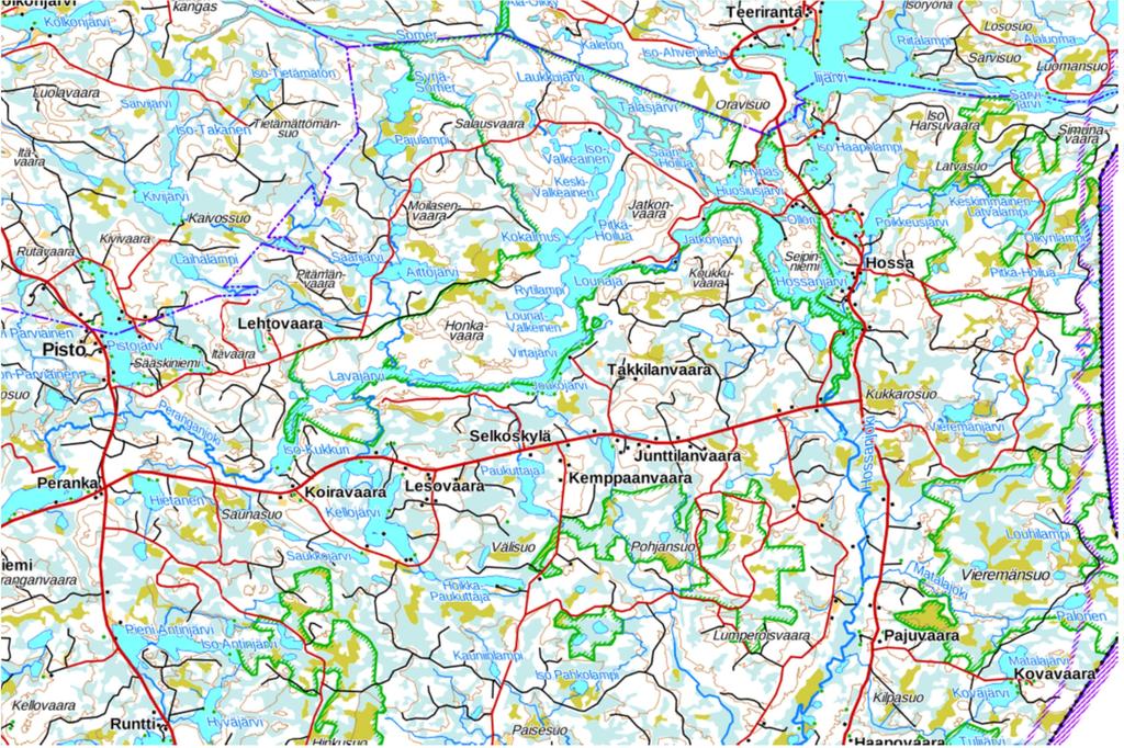 osallistumis- ja vuorovaikutusmenettelystä sekä kaavan vaikutusten arvioinnista. 2. MISSÄ JA MITÄ ON SUUNNITTEILLA? Suomussalmen kunnanhallitus päätti 31.5.