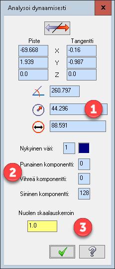 Mastercam 2017 uudet piirteet Ohjelman uudet yleispiirteet Dynaamisen analysoinnin uudet piirteet Dynaamisen analysoinnin toiminnon käyttöliittymää on lisätty uusia ominaisuuksia on parannettu