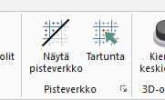 Mastercam 2017 uudet piirteet Ohjelman uudet yleispiirteet Pisteverkon