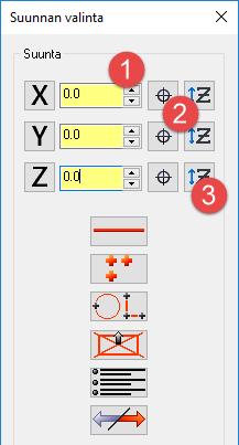 Mastercam 2017 uudet piirteet Design uudet piirteet Tason valinnan uudet piirteet X-, Y-, ja Z-parametrien käyttöön on lisätty toiminnallisuutta, tarkkuutta ja tehokkuutta. 1.