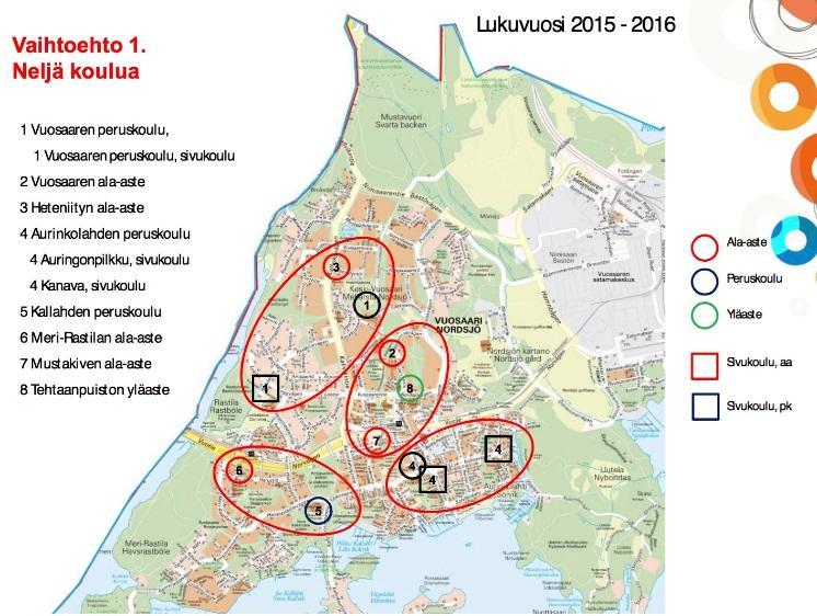 Kerrokantasi.fi Vuosaaren kouluverkko - 16-22.10.2015, 23:32 SS Tässä vaihtoehdossa koulumatkat pysyisivät turvallisina kaikille.