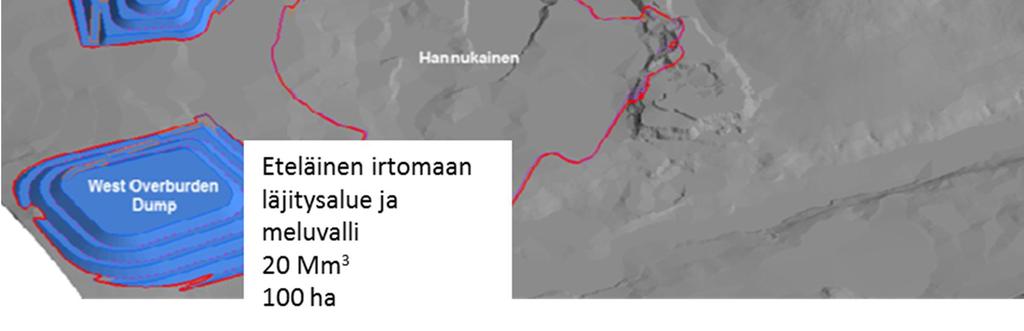 Pohjavesipinnan (conservative static water table) on oletettu olevan noin 4 m syvyydellä maanpinnasta. Taulukko 8-2.