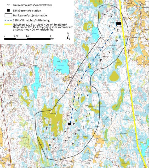 FCG SUUNNITTELU JA TEKNIIKKA OY Mikonkeitaan tuulivoimapuisto 19 4.2.